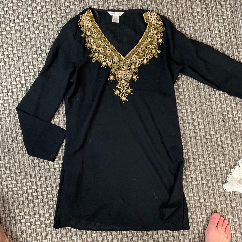 Black Swimsuit Cover up